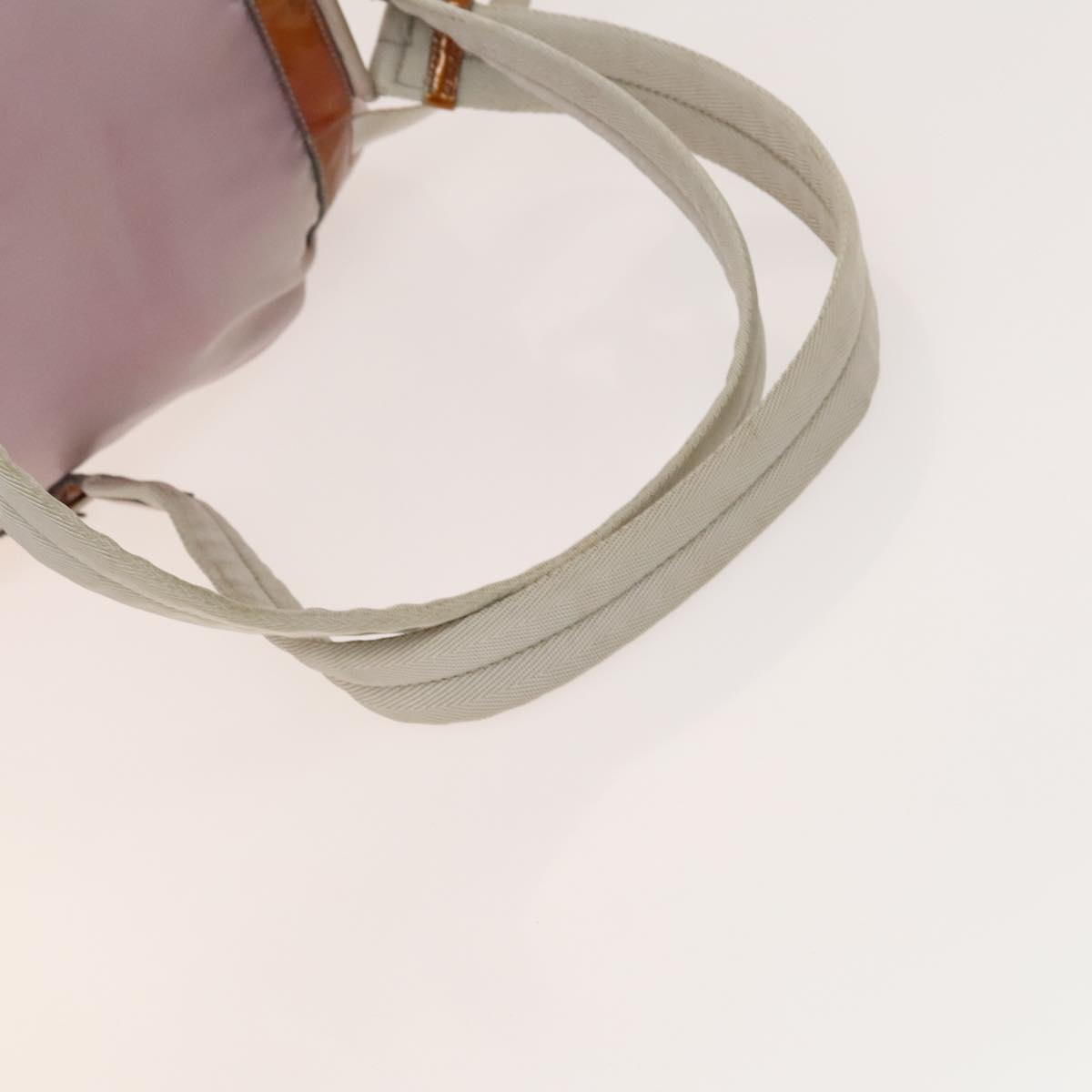 PRADA Backpack Nylon Pink Silver Auth 136807