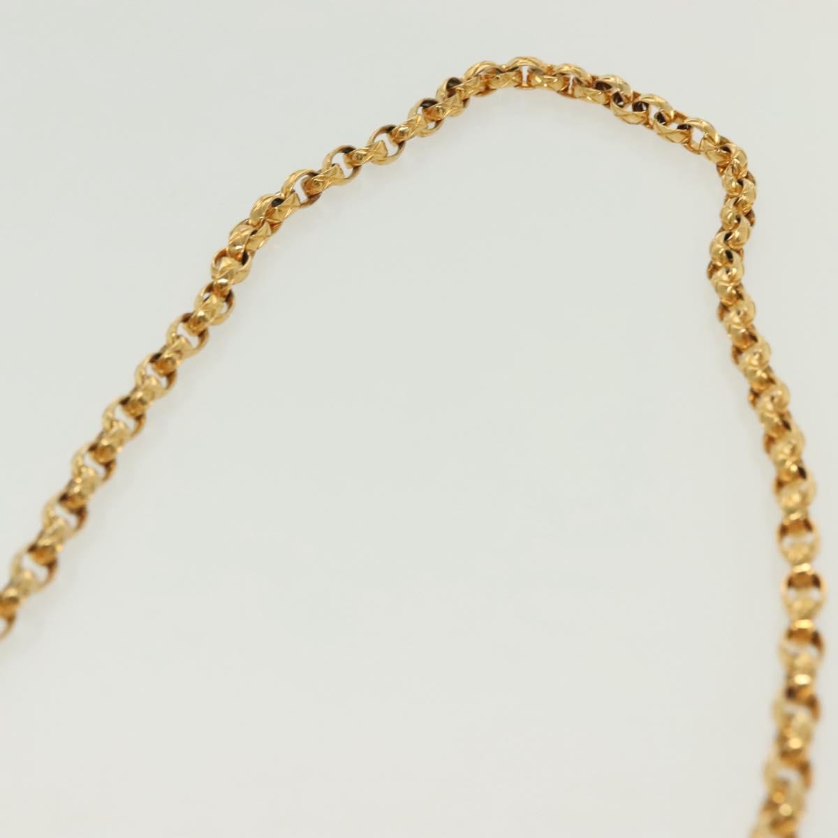 CHANEL Chain Shoulder Bag Lamb Skin Beige Gold CC Auth 136820