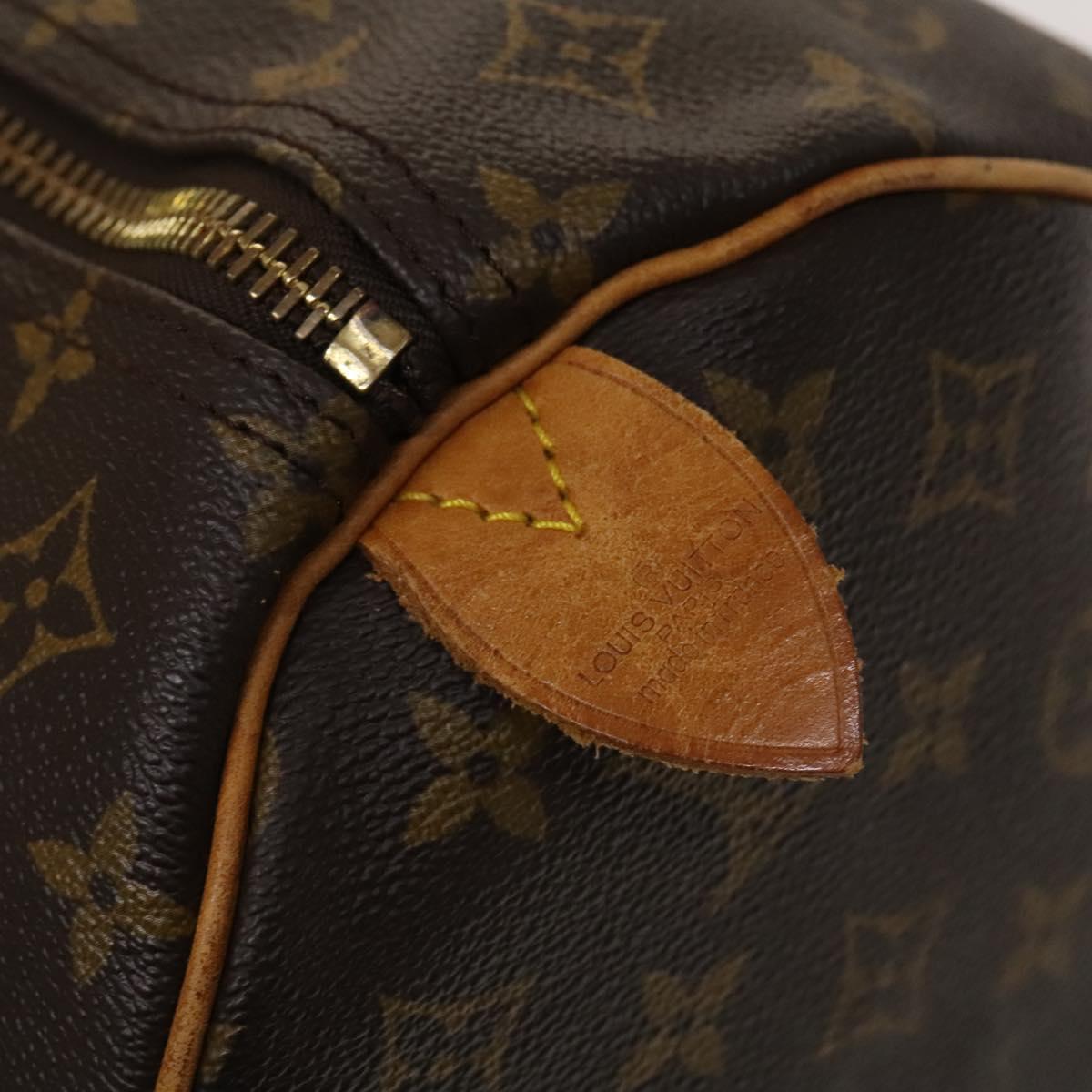 LOUIS VUITTON Monogram Keepall 60 Boston Bag M41422 LV Auth 136833