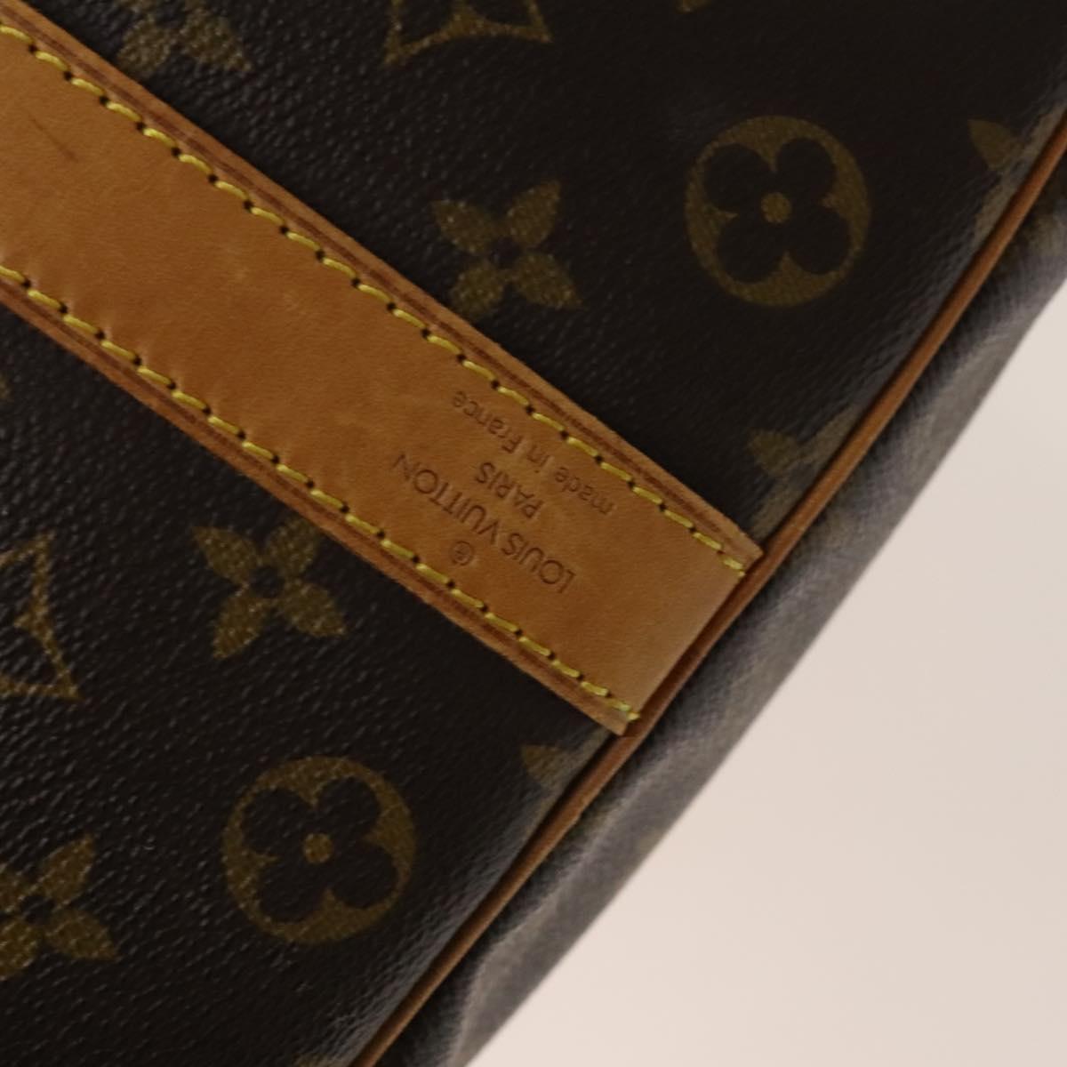 LOUIS VUITTON Monogram Keepall Bandouliere 50 Boston Bag M41416 LV Auth 136836
