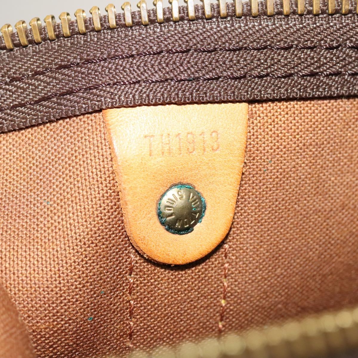 LOUIS VUITTON Monogram Keepall Bandouliere 50 Boston Bag M41416 LV Auth 136836