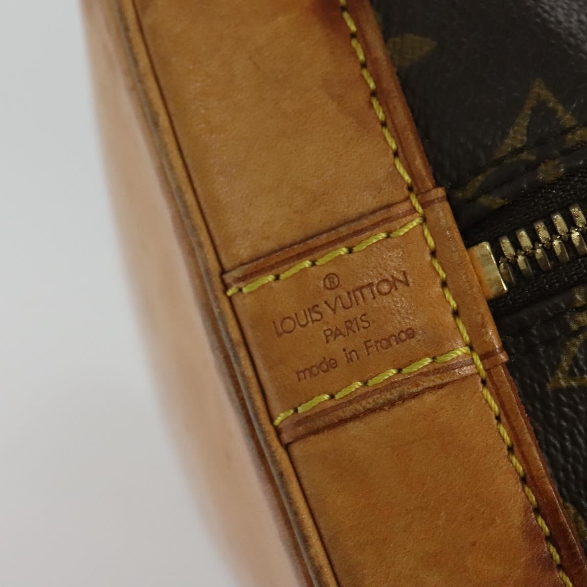 LOUIS VUITTON Monogram Alma Hand Bag M51130 LV Auth 136839
