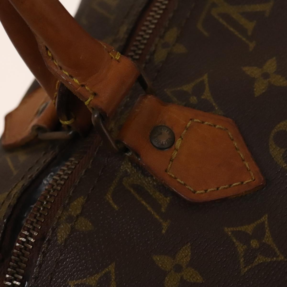 LOUIS VUITTON Monogram Speedy 40 Hand Bag M41522 LV Auth 136841
