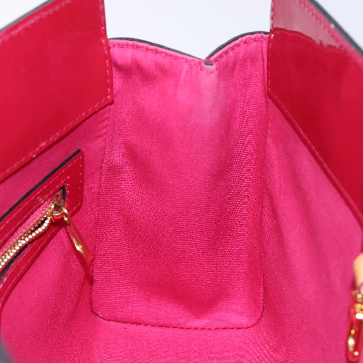 LOUIS VUITTON Monogram Vernis Catalina BB Bag Rose Andian M90016 LV Auth 136845