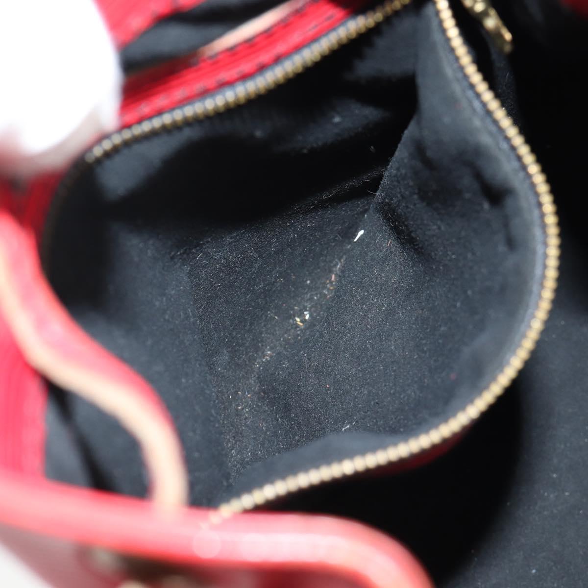 LOUIS VUITTON Epi Petit Noe Shoulder Bag Red M44107 LV Auth 136852