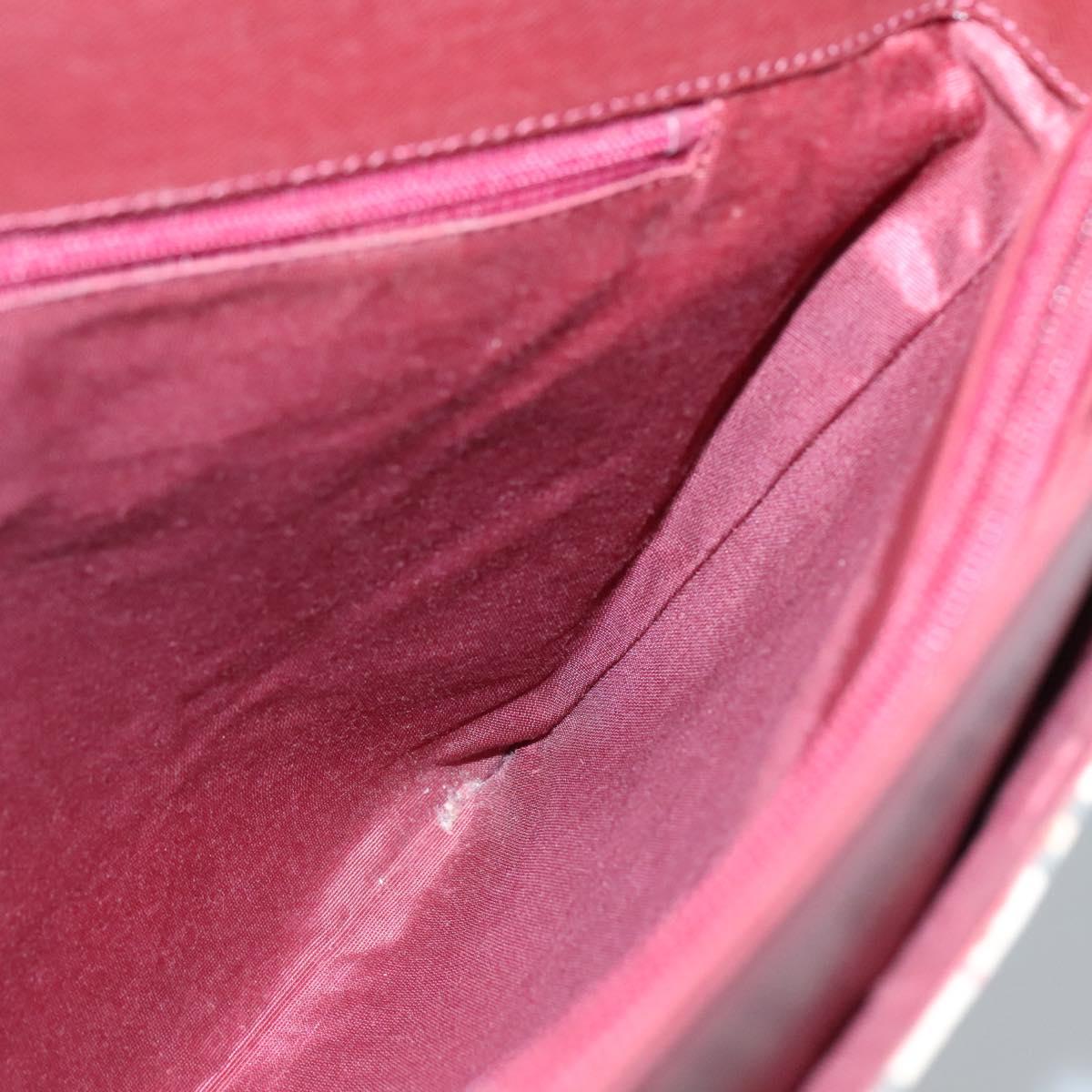 BURBERRY Nova Check Tote Bag Canvas Beige Gold Auth 136853