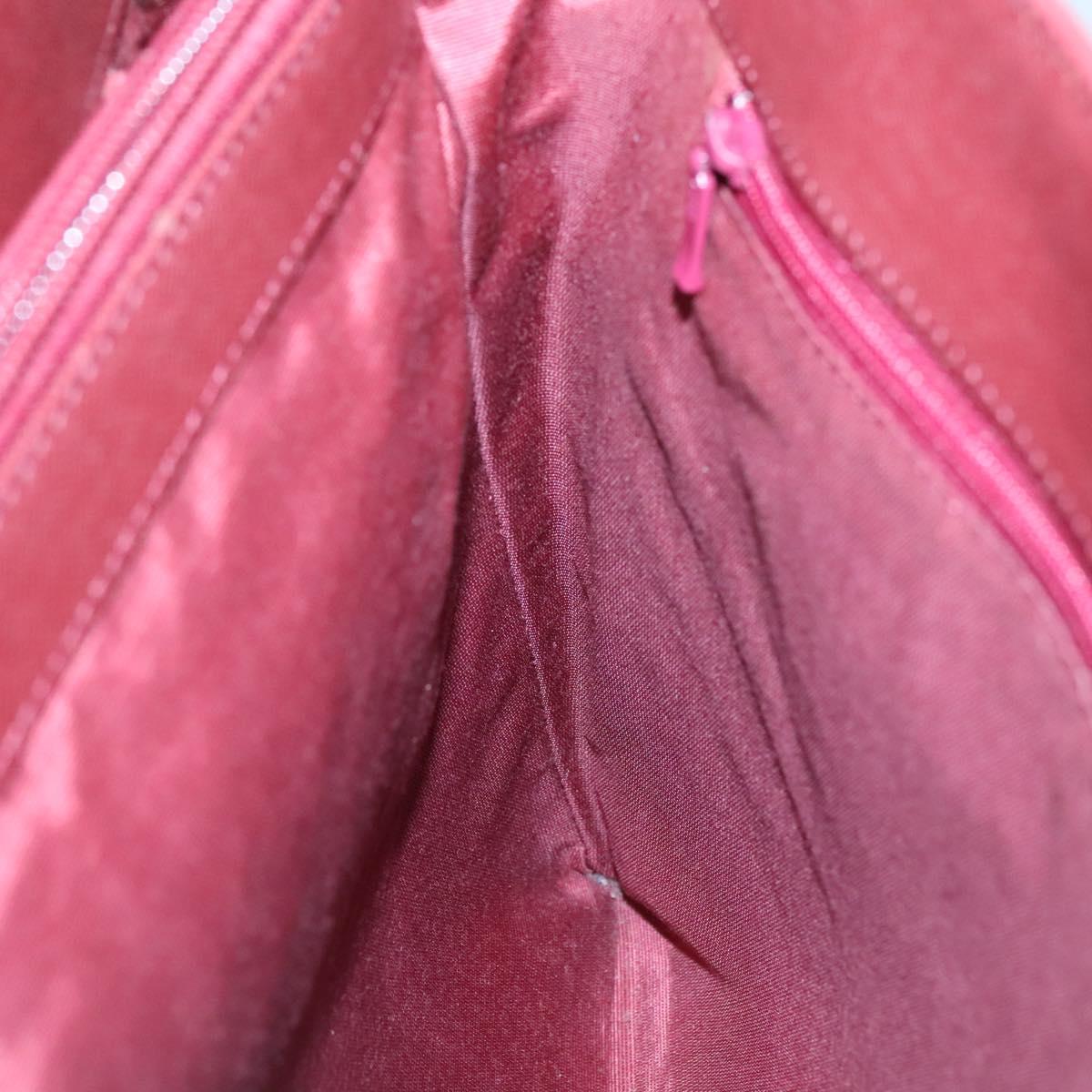 BURBERRY Nova Check Tote Bag Canvas Beige Gold Auth 136853