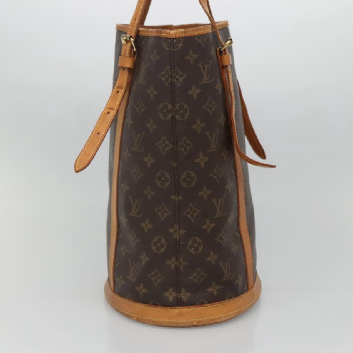LOUIS VUITTON Monogram Bucket GM Shoulder Bag M42236 LV Auth 136859