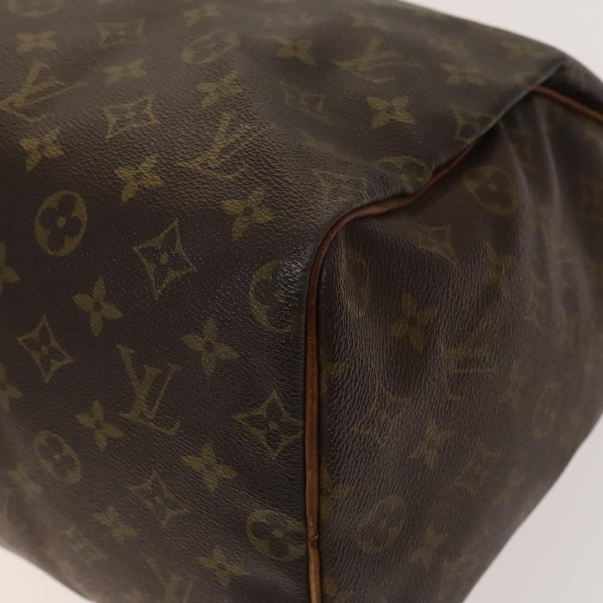 LOUIS VUITTON Monogram Speedy 40 Hand Bag M41522 LV Auth 136865