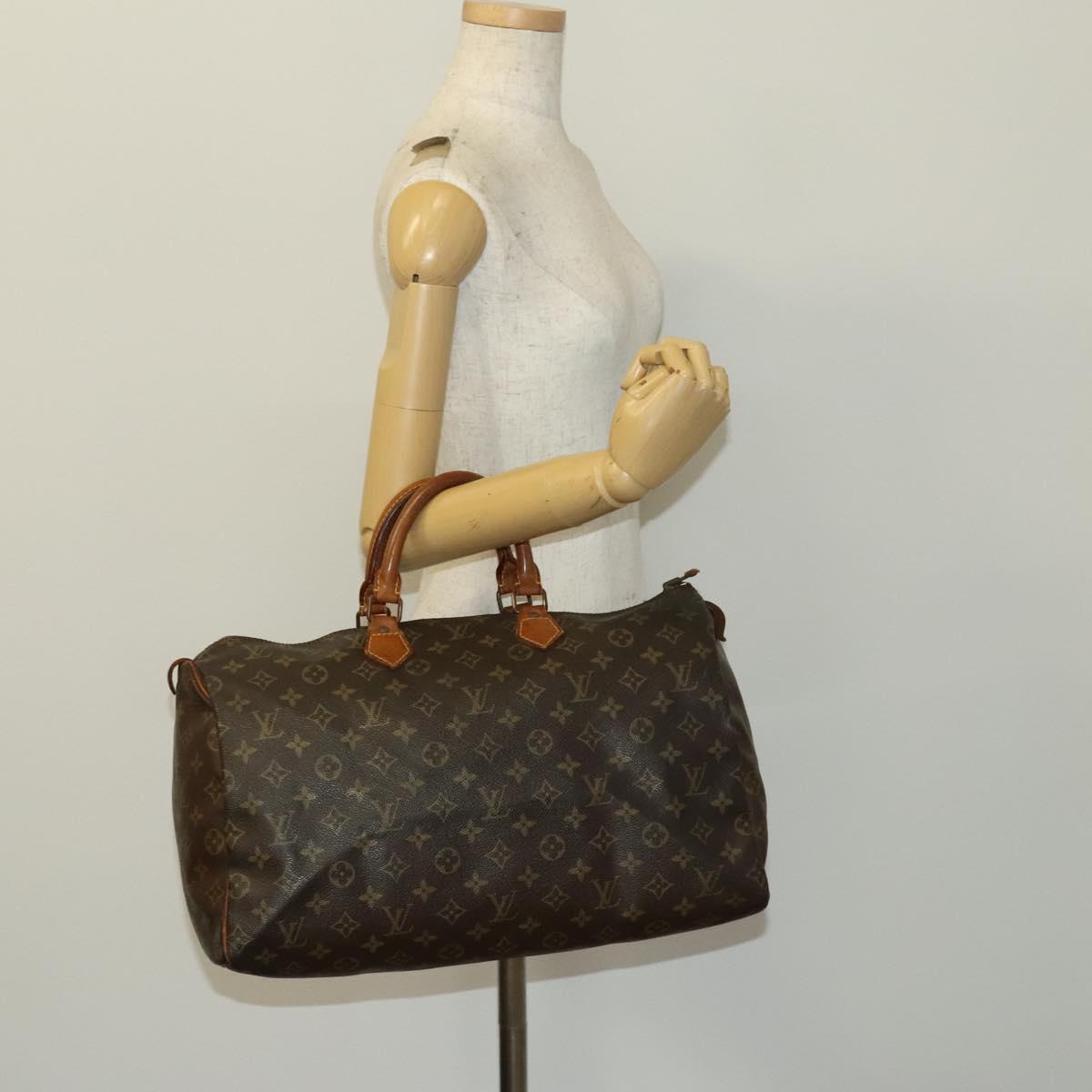 LOUIS VUITTON Monogram Speedy 40 Hand Bag M41522 LV Auth 136865
