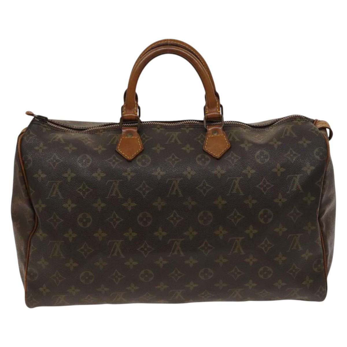 LOUIS VUITTON Monogram Speedy 40 Hand Bag M41522 LV Auth 136865