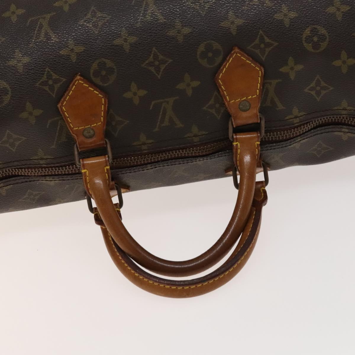 LOUIS VUITTON Monogram Speedy 40 Hand Bag M41522 LV Auth 136865