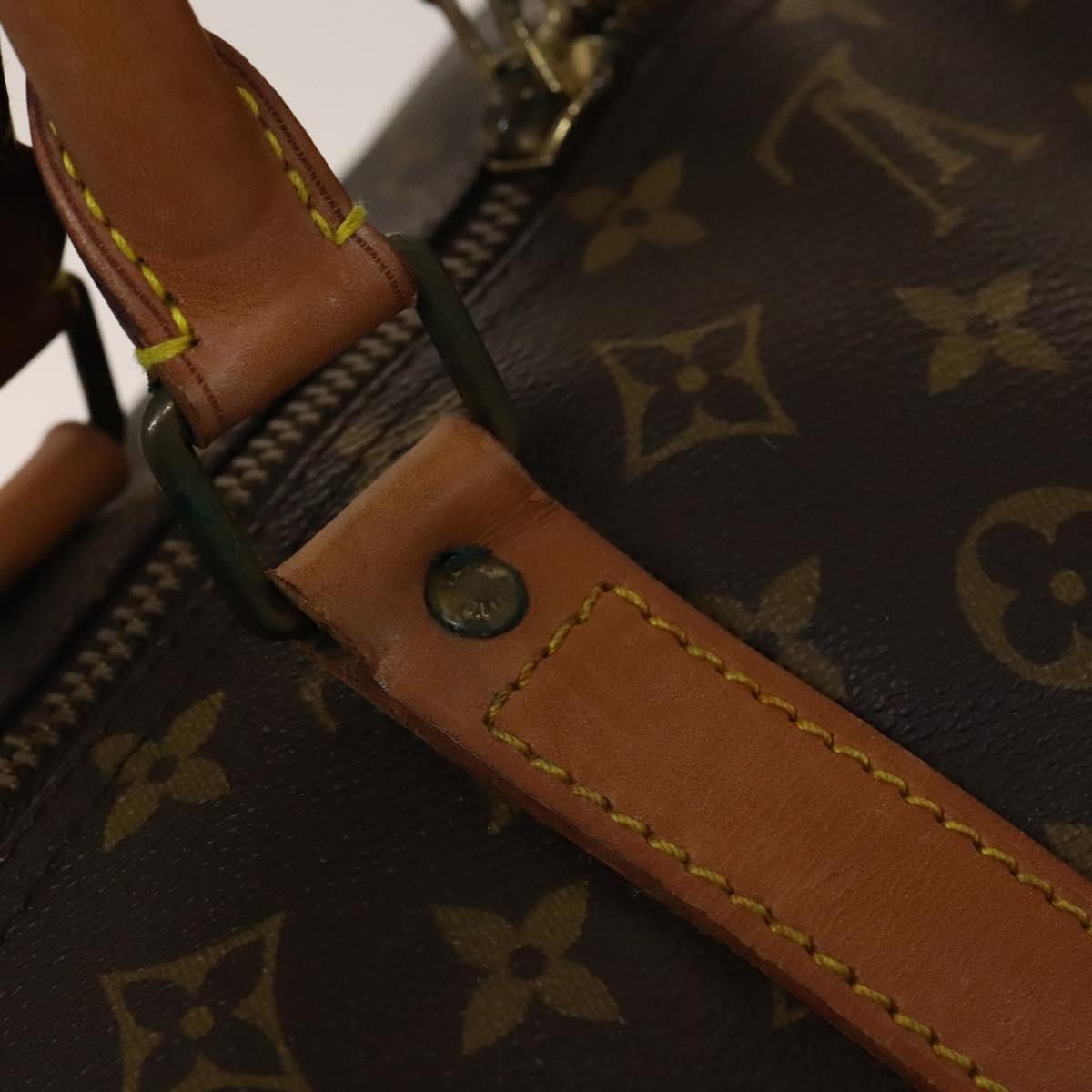 LOUIS VUITTON Monogram Keepall 60 Boston Bag M41422 LV Auth 136866