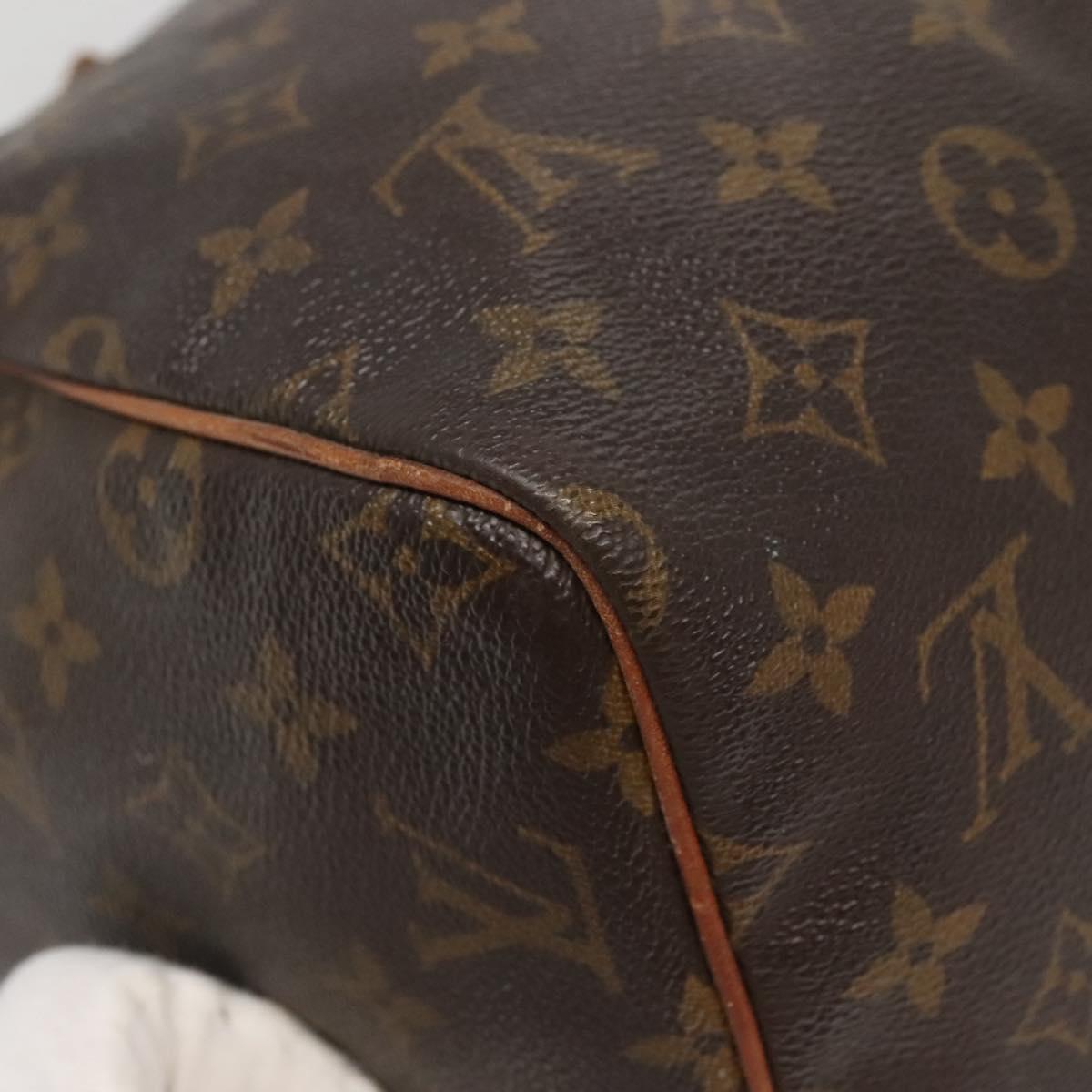 LOUIS VUITTON Monogram Speedy 30 Hand Bag M41526 LV Auth 136899