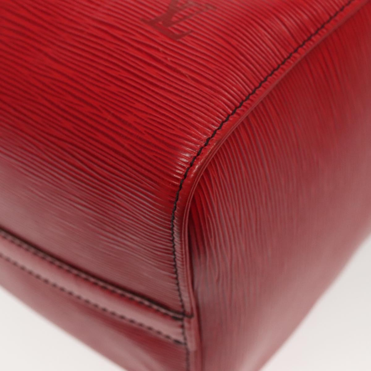 LOUIS VUITTON Epi Speedy 35 Hand Bag Castilian Red M42997 LV Auth 136904