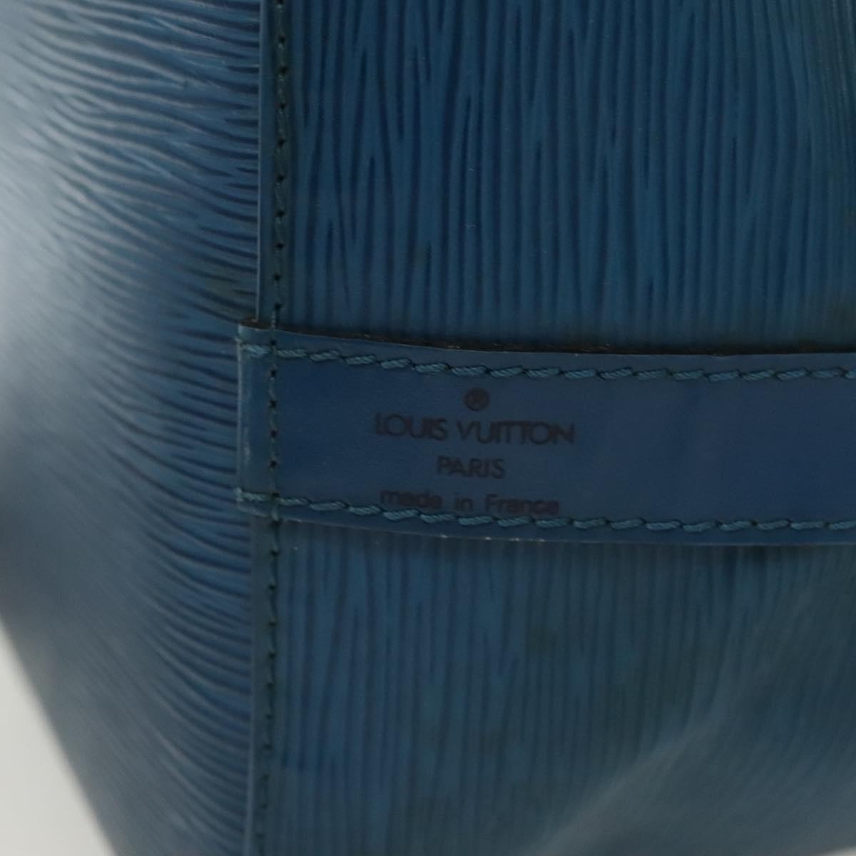LOUIS VUITTON Epi Petit Noe Shoulder Bag Blue M44105 LV Auth 136907