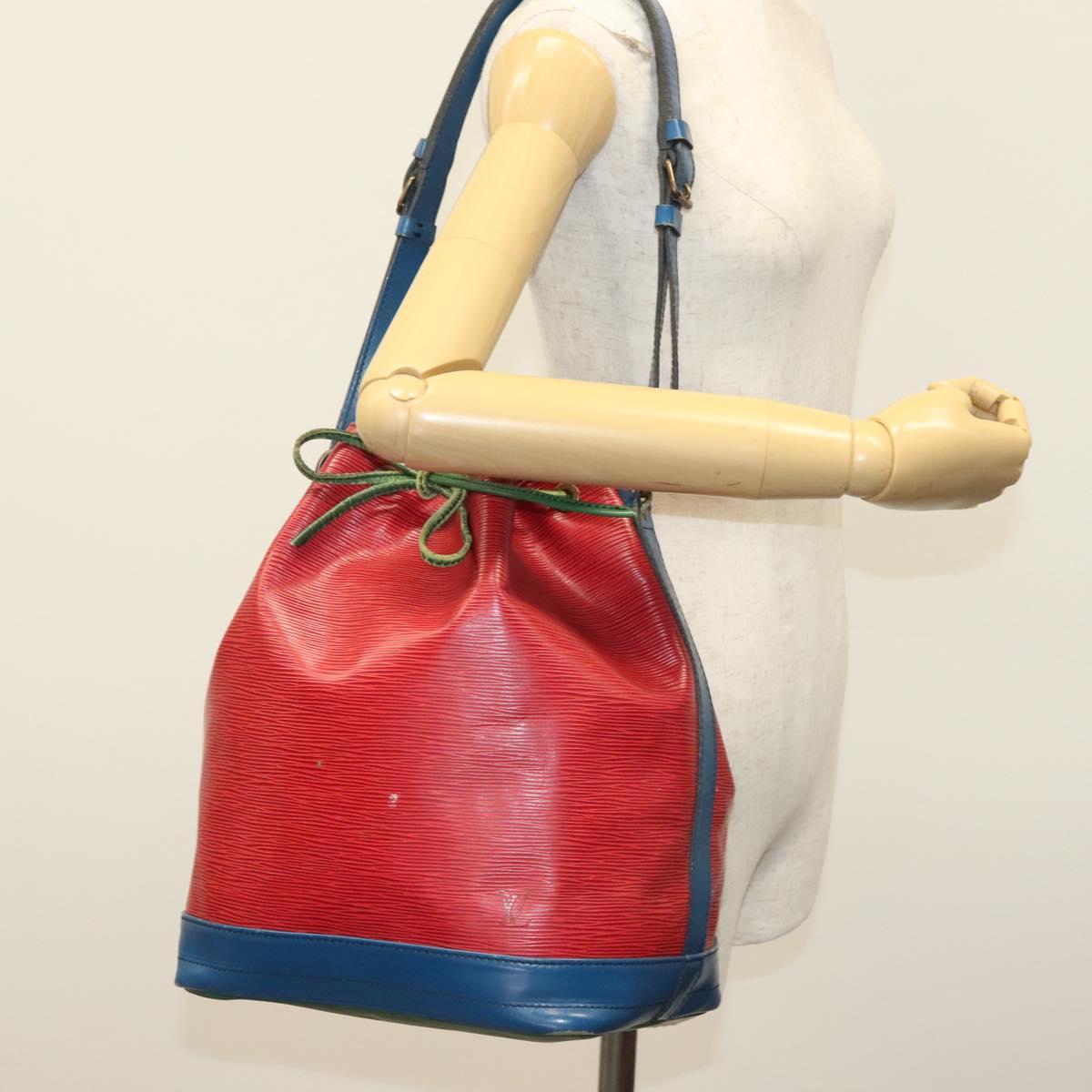 LOUIS VUITTON Epi Toriko Color Noe Bag Red Blue Green M44084 LV Auth 136908