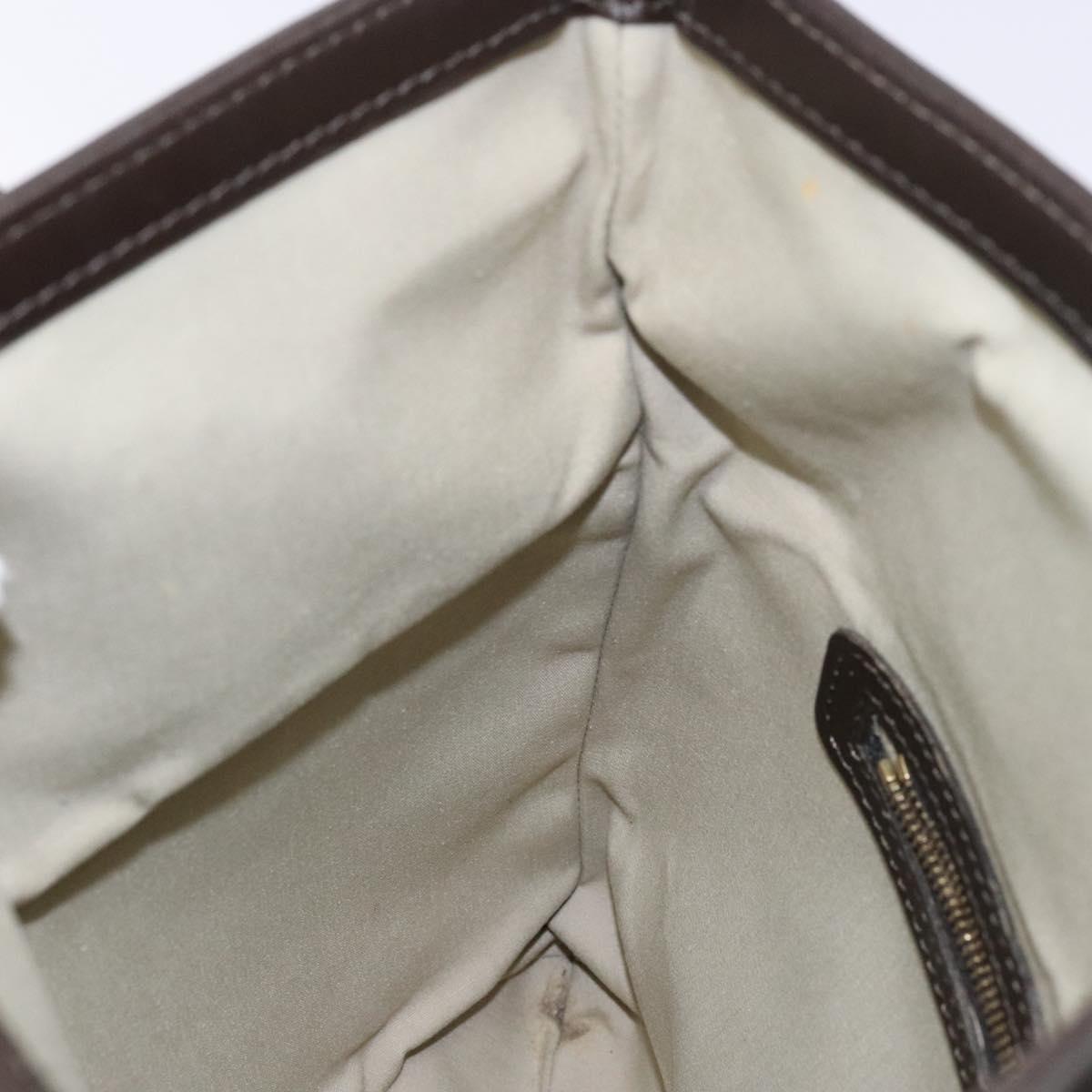 LOUIS VUITTON Monogram Mini Françoise Tote Bag 2way Khaki M92209 LV Auth 136910