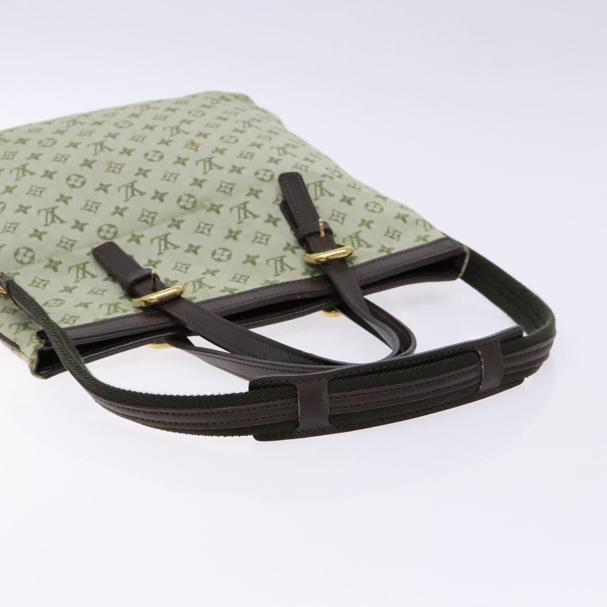 LOUIS VUITTON Monogram Mini Françoise Tote Bag 2way Khaki M92209 LV Auth 136910