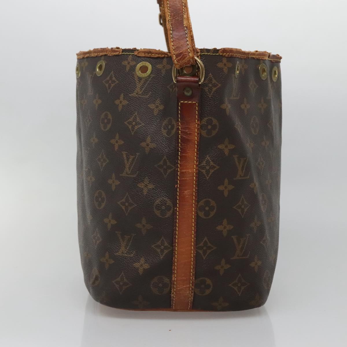 LOUIS VUITTON Monogram Petit Noe Shoulder Bag M42226 LV Auth 136932