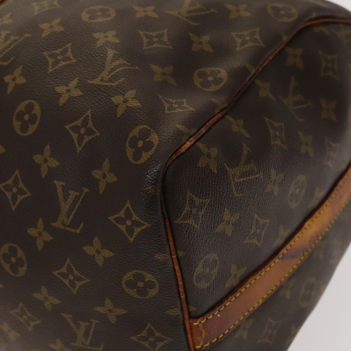 LOUIS VUITTON Monogram Keepall Bandouliere 50 Boston Bag M41416 LV Auth 136941