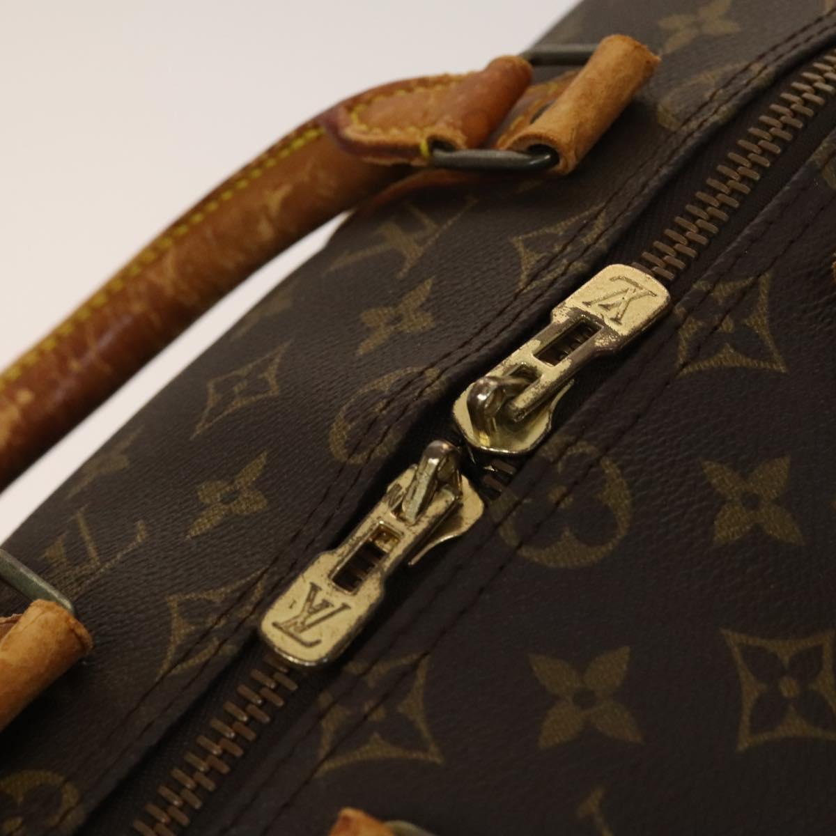 LOUIS VUITTON Monogram Keepall Bandouliere 50 Boston Bag M41416 LV Auth 136941