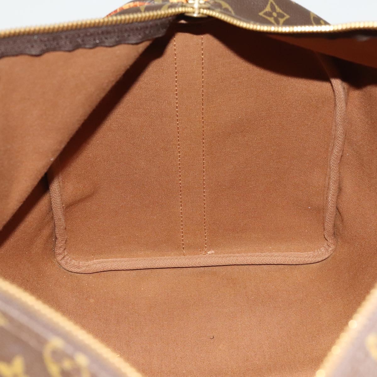 LOUIS VUITTON Monogram Keepall Bandouliere 50 Boston Bag M41416 LV Auth 136941