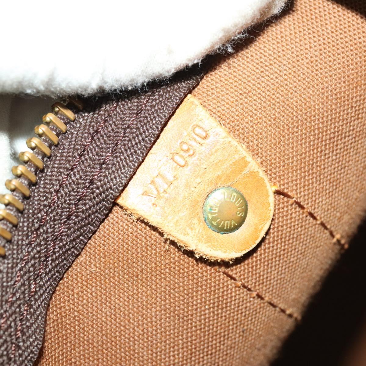 LOUIS VUITTON Monogram Keepall Bandouliere 50 Boston Bag M41416 LV Auth 136941