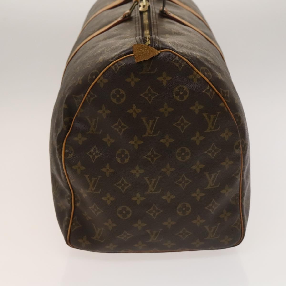 LOUIS VUITTON Monogram Keepall 55 Boston Bag M41424 LV Auth 136944