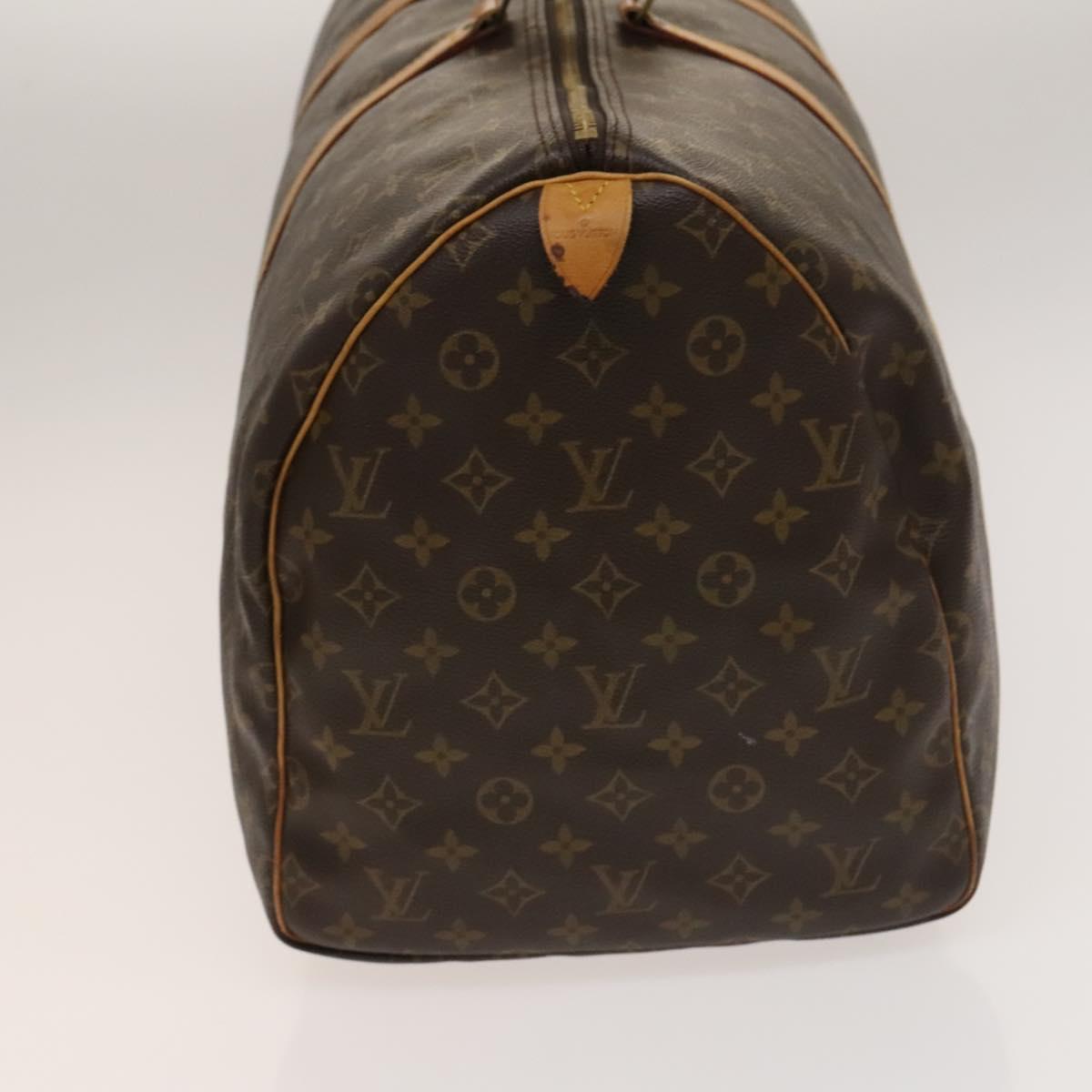 LOUIS VUITTON Monogram Keepall 55 Boston Bag M41424 LV Auth 136944