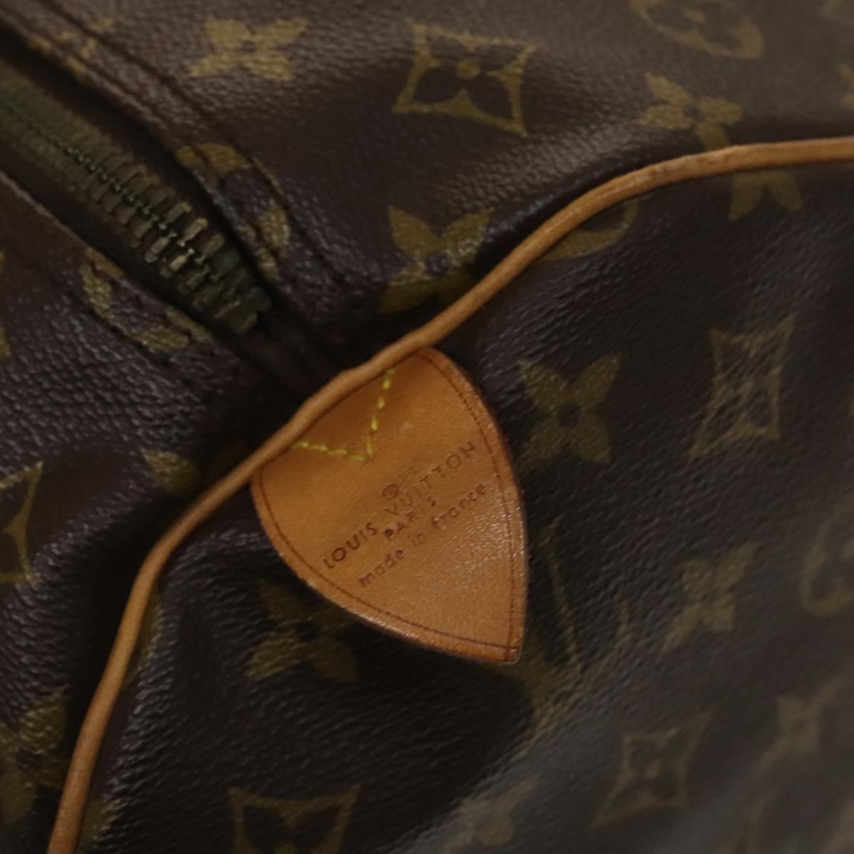 LOUIS VUITTON Monogram Keepall 60 Boston Bag M41422 LV Auth 136946