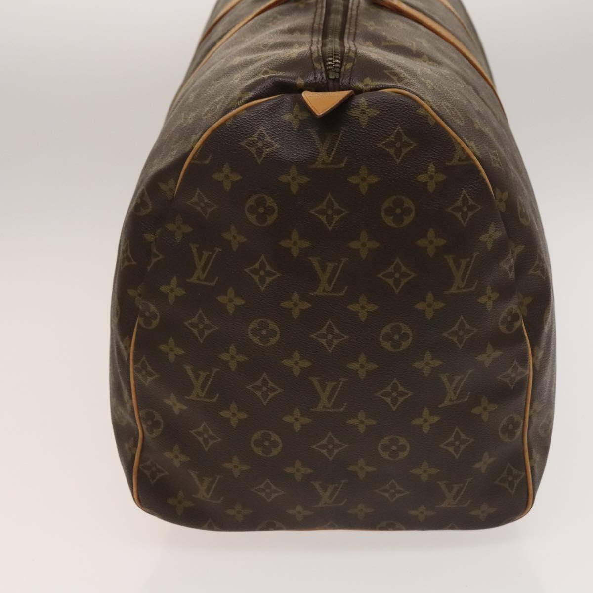 LOUIS VUITTON Monogram Keepall 60 Boston Bag M41422 LV Auth 136946