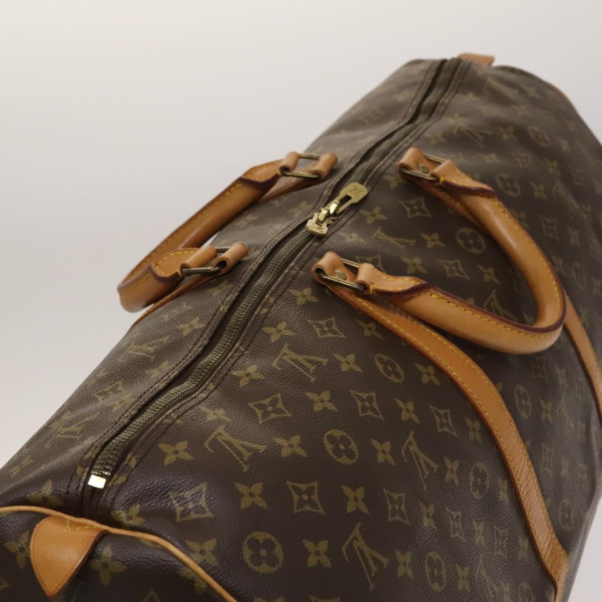 LOUIS VUITTON Monogram Keepall 60 Boston Bag M41422 LV Auth 136946