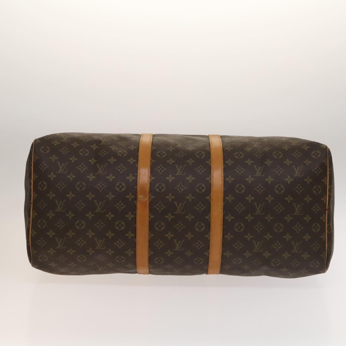 LOUIS VUITTON Monogram Keepall 60 Boston Bag M41422 LV Auth 136946