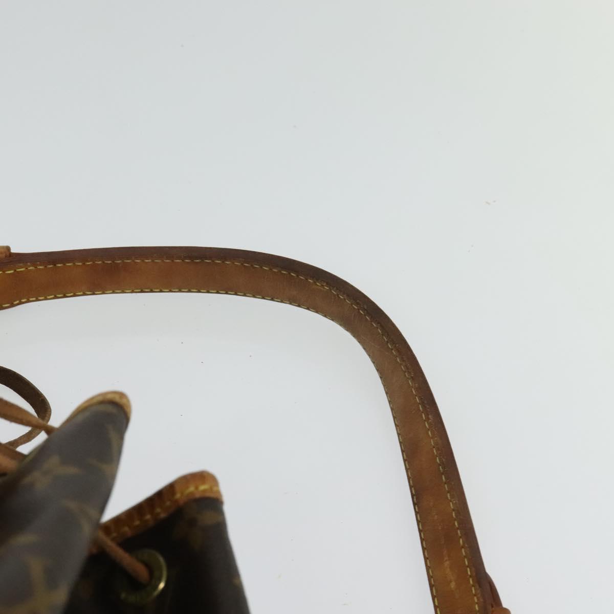 LOUIS VUITTON Monogram Petit Noe Shoulder Bag M42226 LV Auth 136954