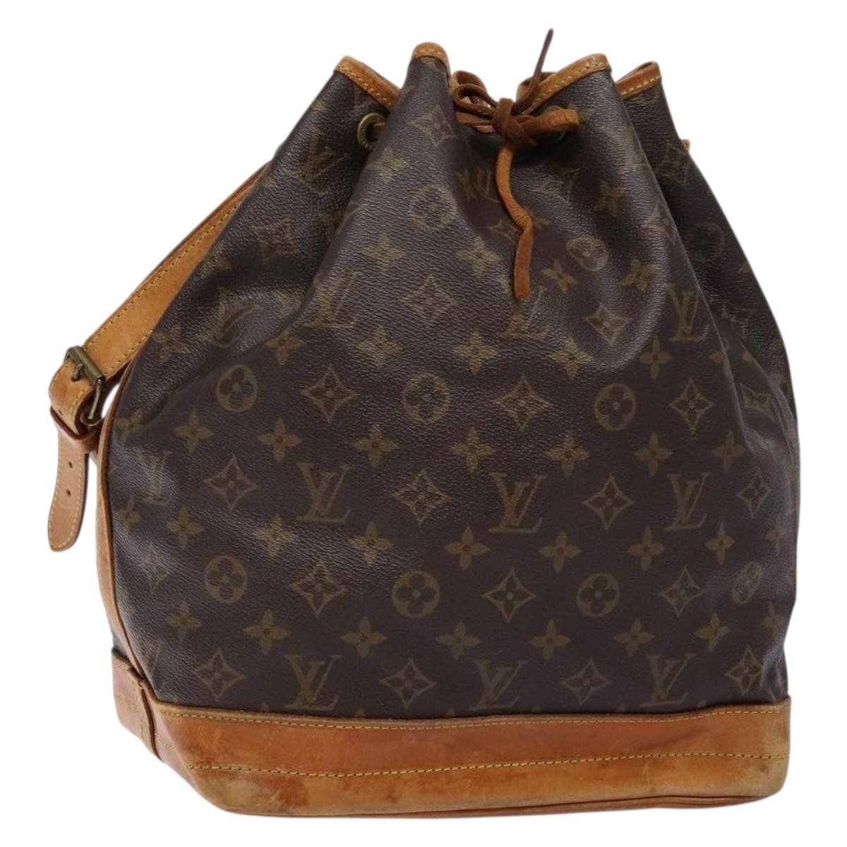 LOUIS VUITTON Monogram Noe Shoulder Bag M42224 LV Auth 136956