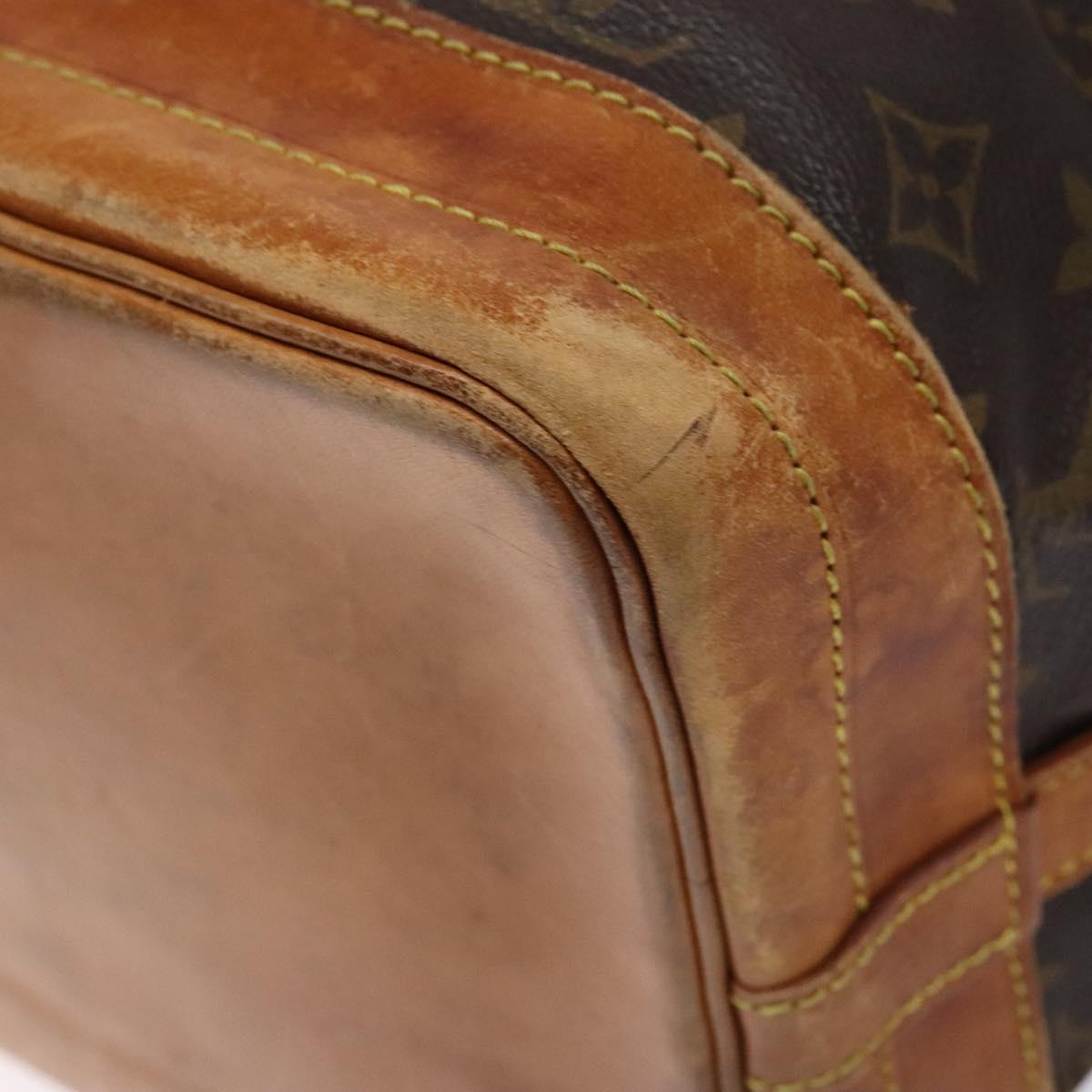 LOUIS VUITTON Monogram Noe Shoulder Bag M42224 LV Auth 136956