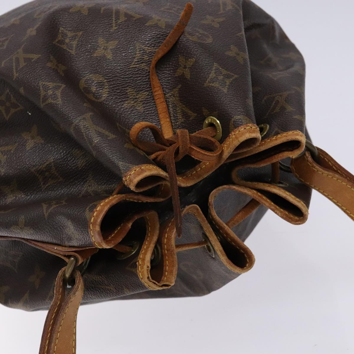 LOUIS VUITTON Monogram Noe Shoulder Bag M42224 LV Auth 136956