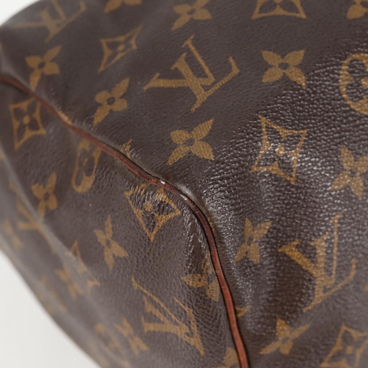 LOUIS VUITTON Monogram Speedy 30 Hand Bag M41526 LV Auth 136959