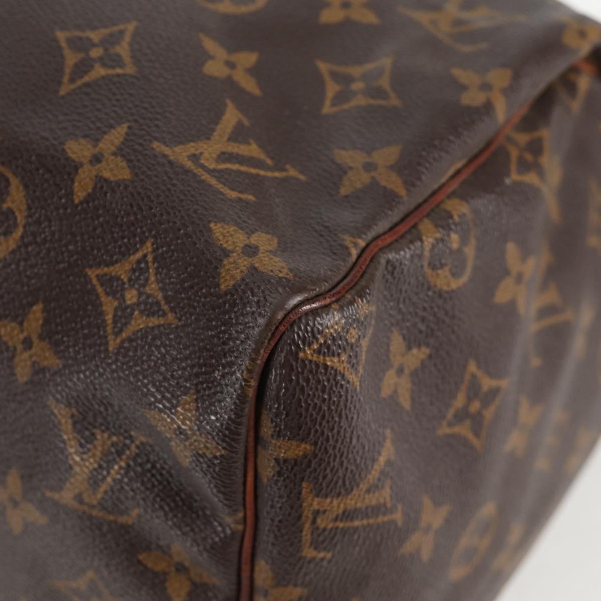 LOUIS VUITTON Monogram Speedy 30 Hand Bag M41526 LV Auth 136959