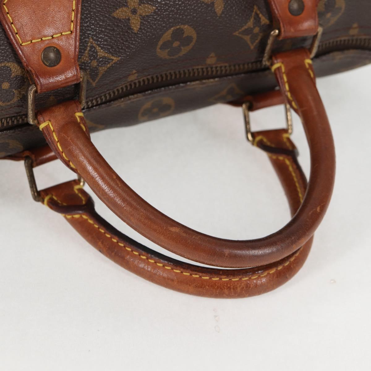 LOUIS VUITTON Monogram Speedy 30 Hand Bag M41526 LV Auth 136959
