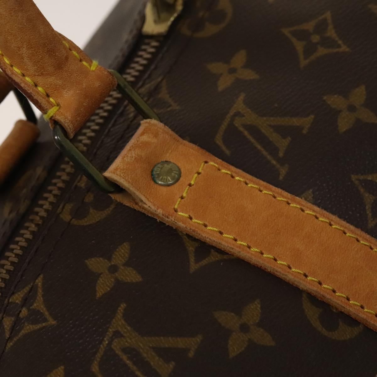 LOUIS VUITTON Monogram Keepall 50 Boston Bag M41426 LV Auth 136960