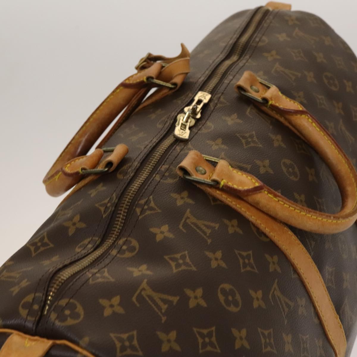 LOUIS VUITTON Monogram Keepall 50 Boston Bag M41426 LV Auth 136960