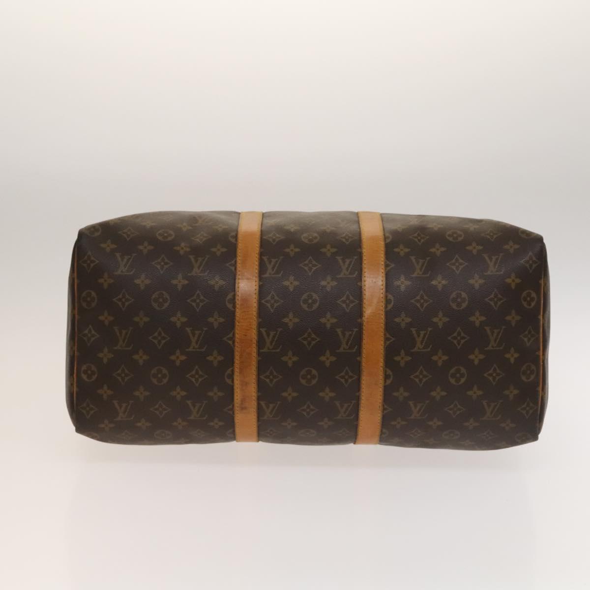 LOUIS VUITTON Monogram Keepall 50 Boston Bag M41426 LV Auth 136960