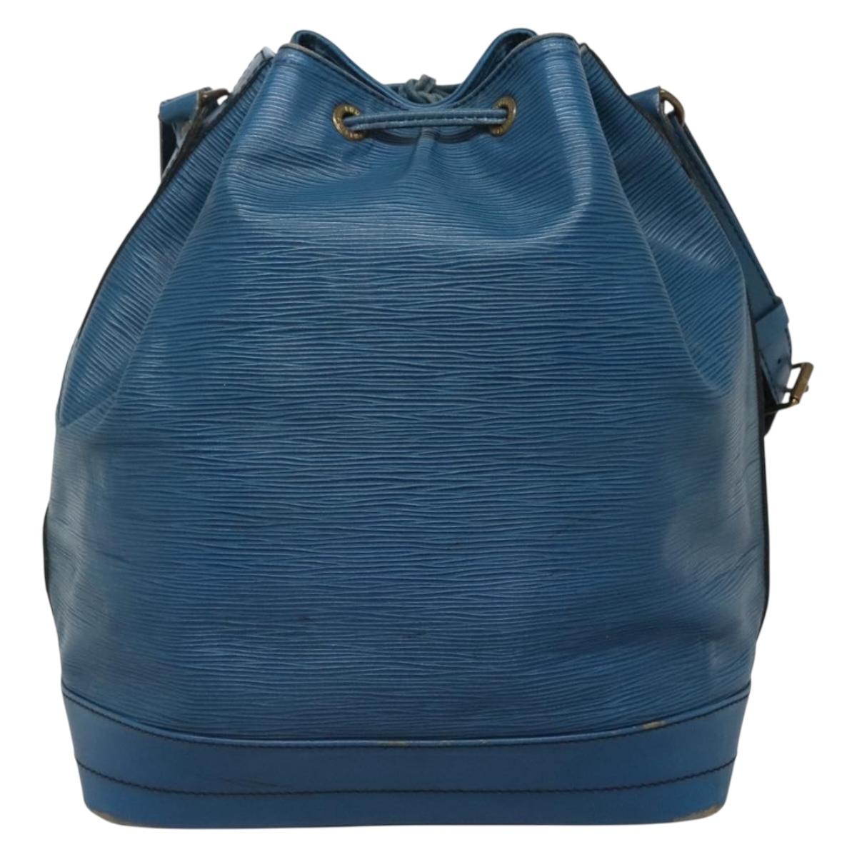 LOUIS VUITTON Epi Noe Shoulder Bag Toledo Blue M44005 LV Auth 136964