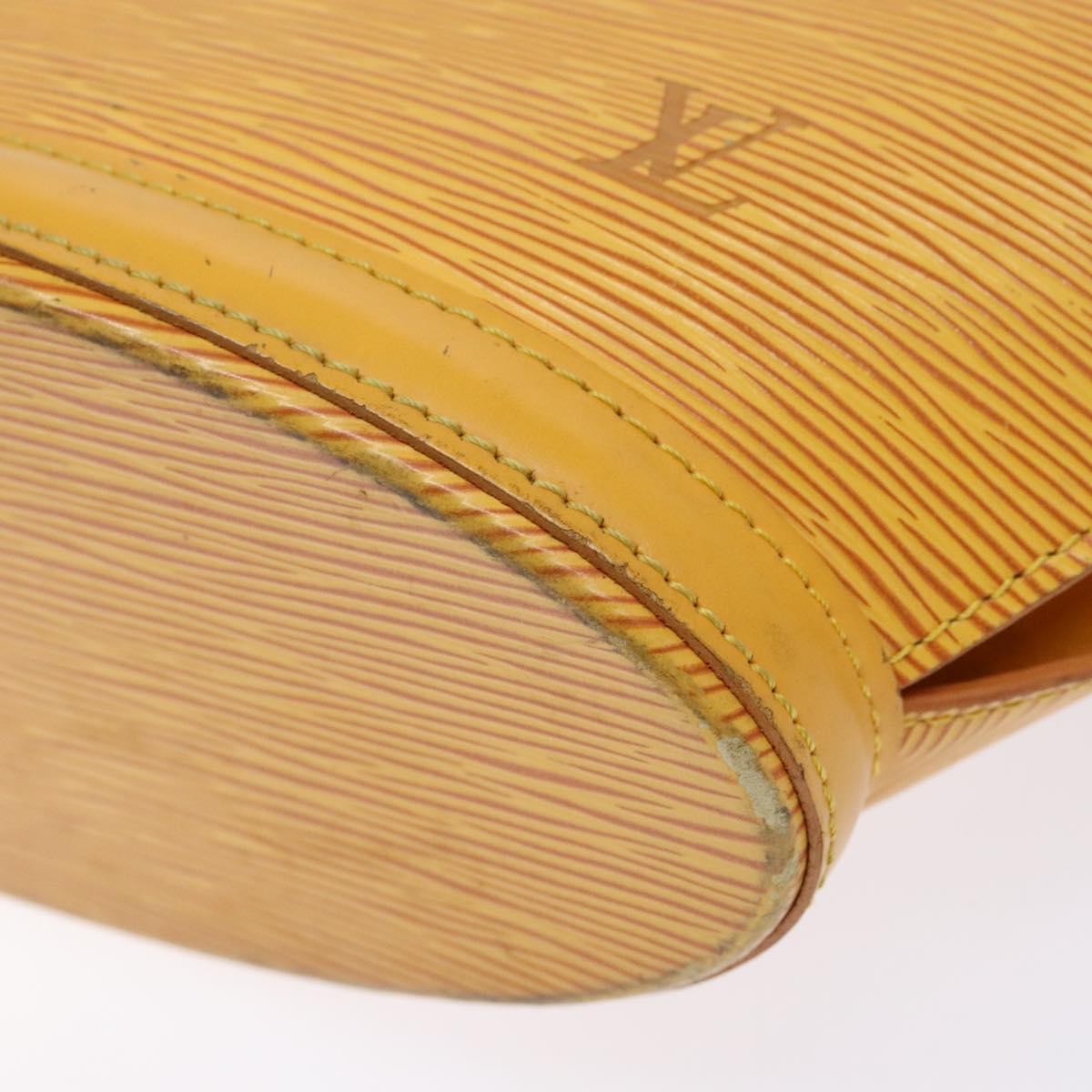 LOUIS VUITTON Epi Saint Jacques Hand Bag Yellow M52279 LV Auth 136966