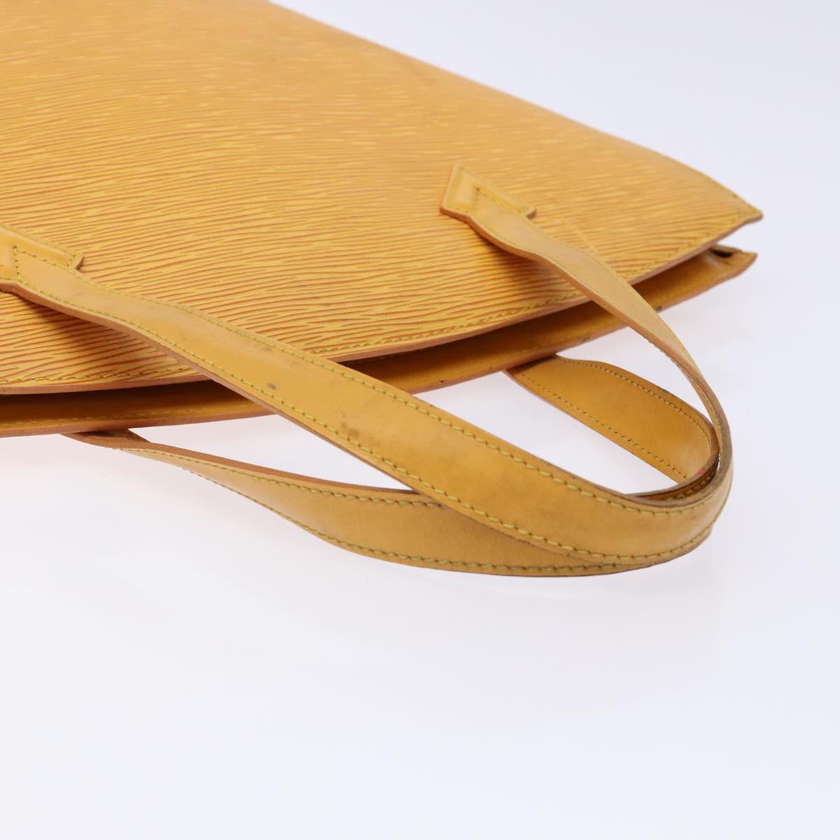 LOUIS VUITTON Epi Saint Jacques Hand Bag Yellow M52279 LV Auth 136966