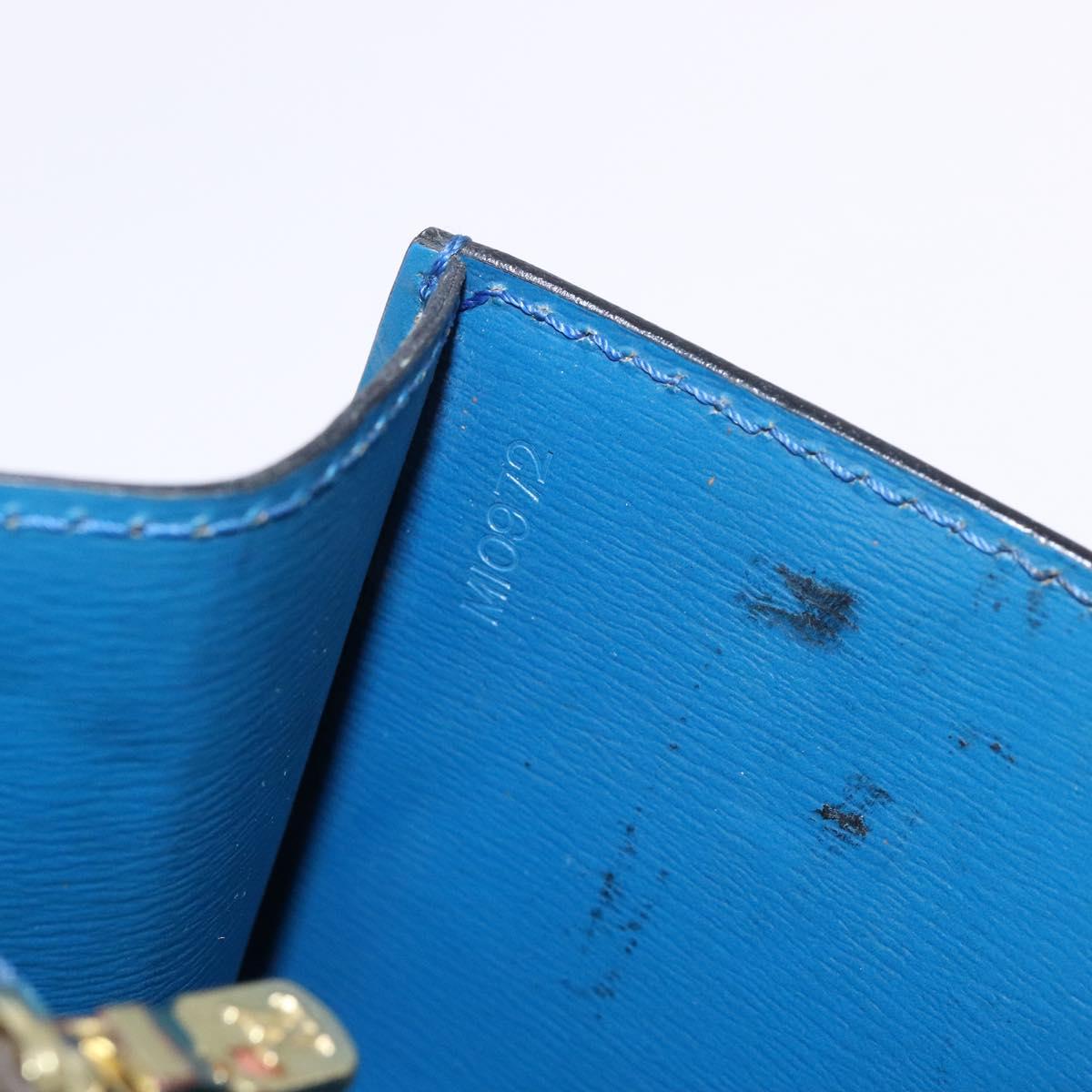LOUIS VUITTON Epi Malesherbes Hand Bag Blue M52375 LV Auth 136983