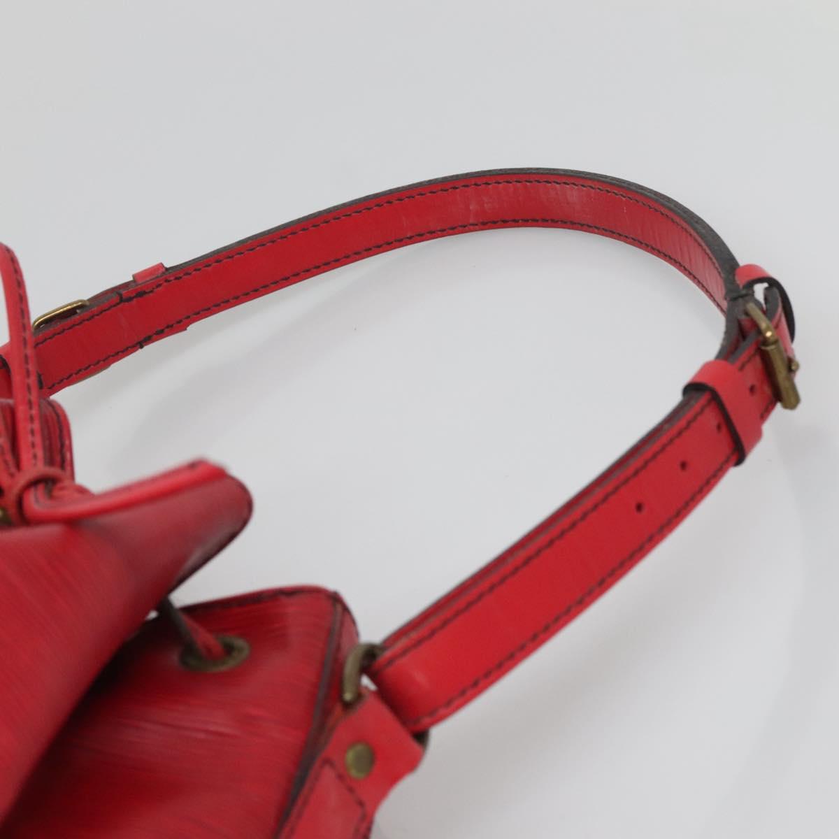 LOUIS VUITTON Epi Noe Shoulder Bag Red M44007 LV Auth 136984