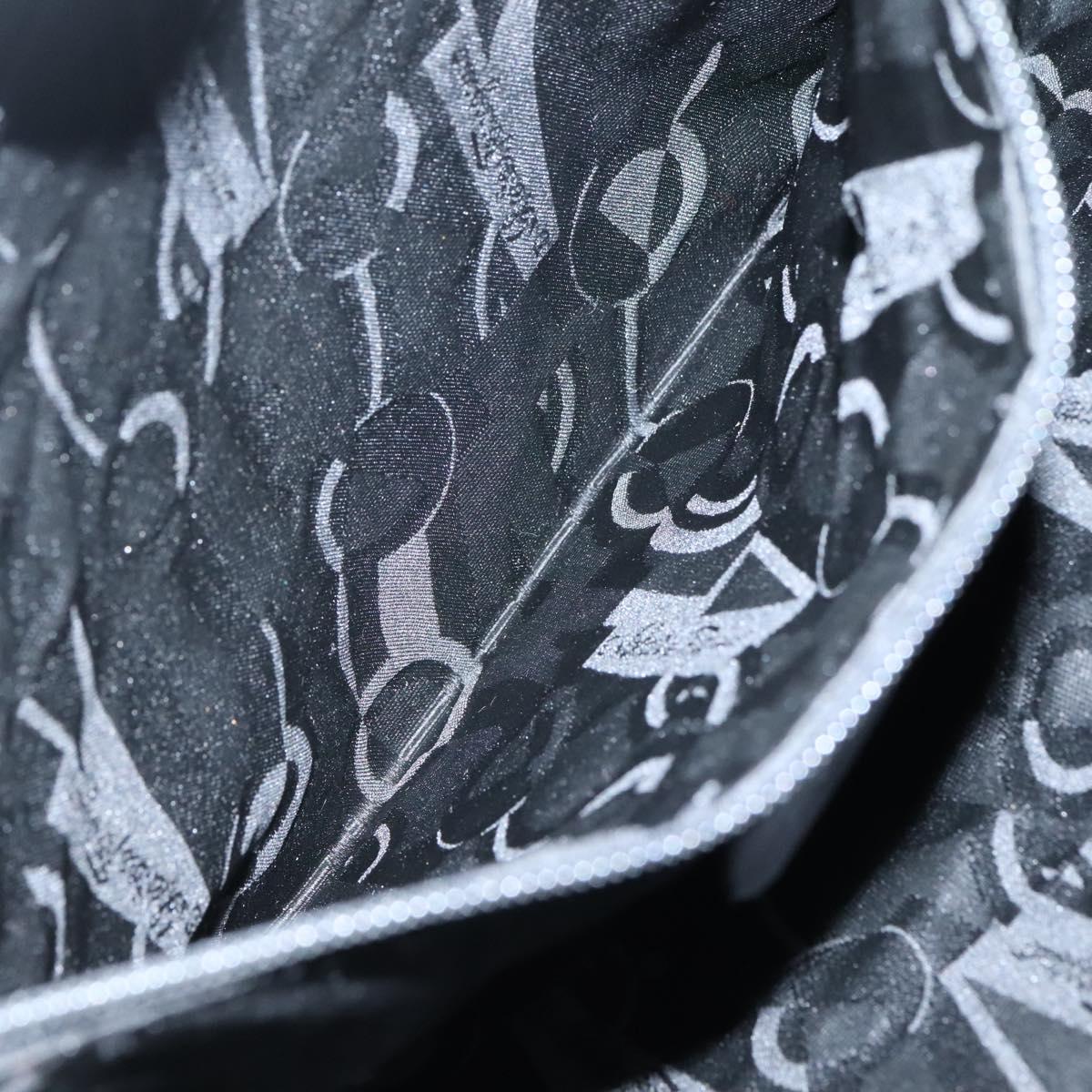 Salvatore Ferragamo Gancini Tote Bag Nylon Black Auth 137003